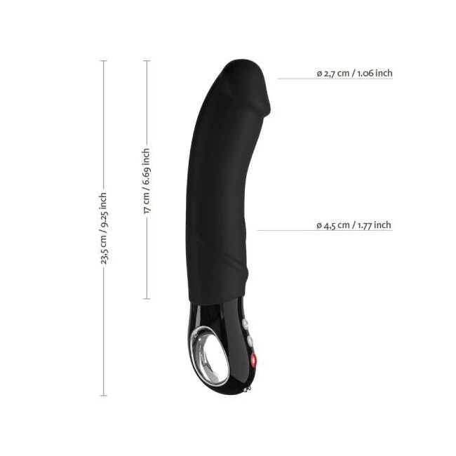 Fun Factory Black Line Big Boss Realistic Vibrator - Vibration Modes