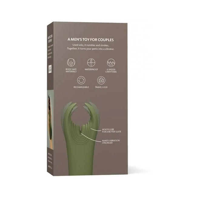 Fun Factory Manta Man Tool Moss Green - Key Details