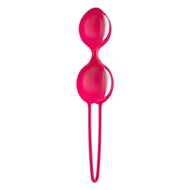 Fun Factory Smartballs Duo - White/india Red - Overview