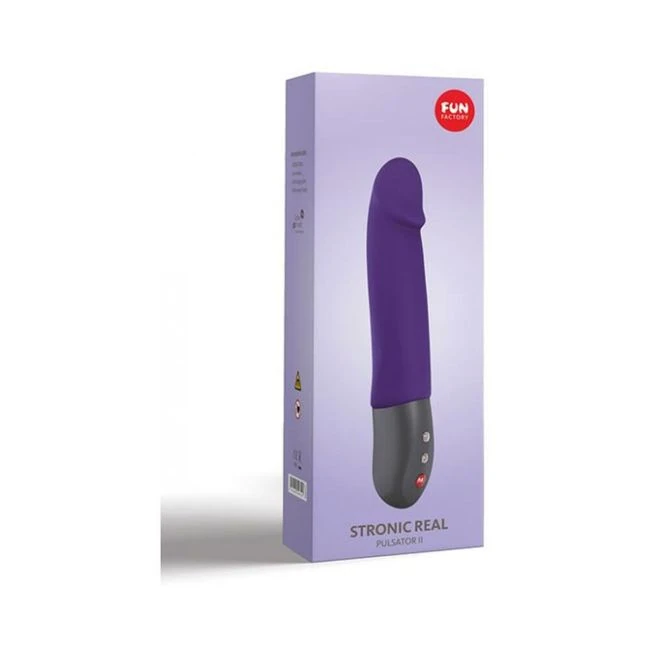 Fun Factory Stronic Real Realistic Vibrator - Dark Violet - How It Feels