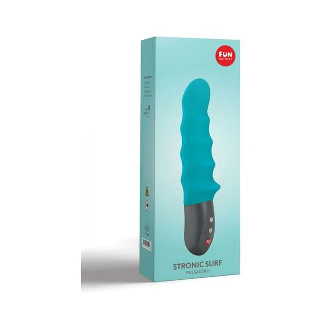 Fun Factory Stronic Surf Wavy Vibrator - Petrol - How It Feels