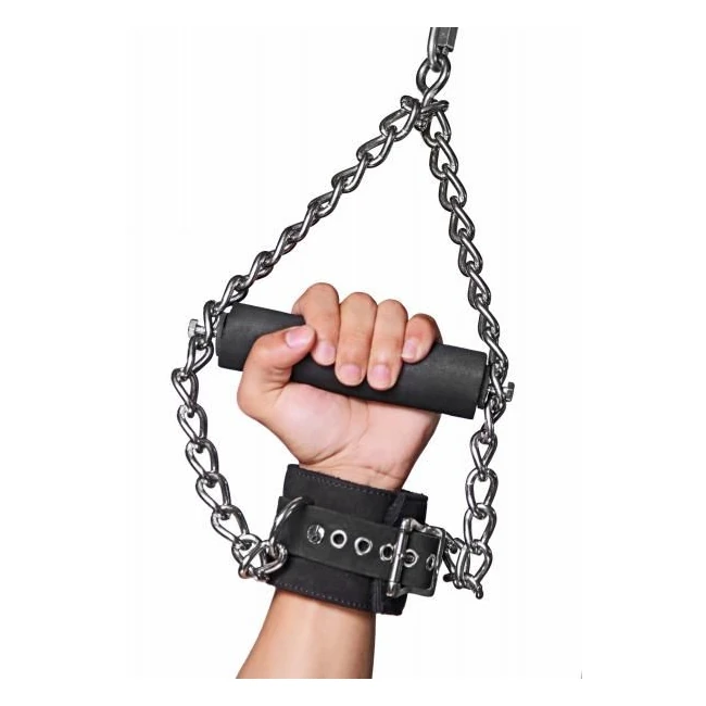 Fur Lined Nubuck Leather Suspension Cuffs with Grip - Build & Quality