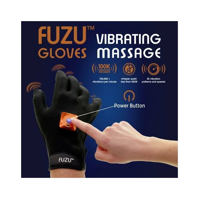 Fuzu Vibrating Massage Gloves - Vibration Modes & Sensations