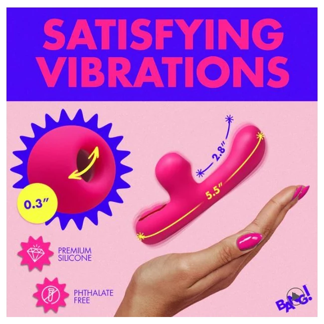 G-spot Rabbit Vibrator - Vibration Modes and Suction Features