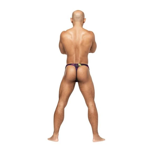 Galactic Print Bong Thong - A Seamless Elastic Waist With No Metal