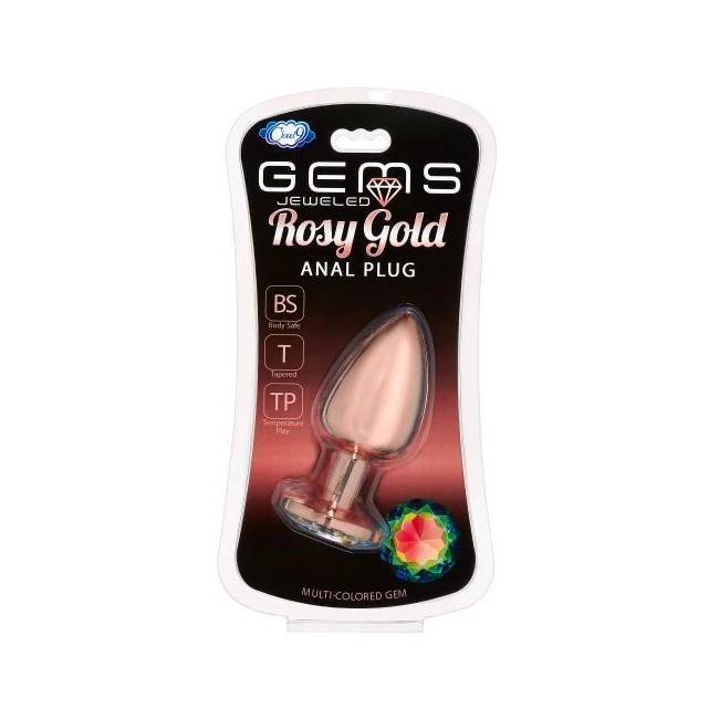 Gems Rosy Anal Plug - Material & Safety