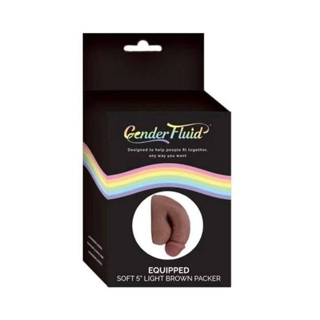 Gender Fluid Equipped Soft Packer. Dark - Shape &amp; Texture