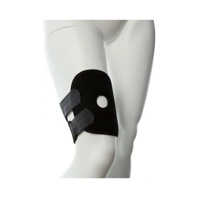 Gender Fluid Thigh Rider Strap-on Harness Black S-l - Shape & Texture