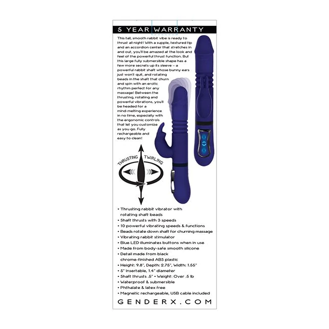 Gender X All in One - Experience the Power and Versatility of the Gender X All in One Rabbit Vibrator