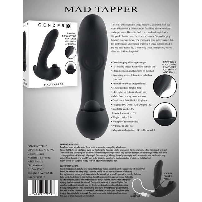 Gender X Mad Tapper - Power, Performance, and Materials
