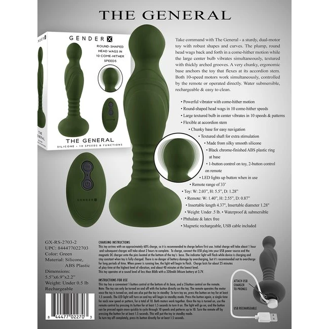 Gender X the General - Vibration Modes and Stimulation
