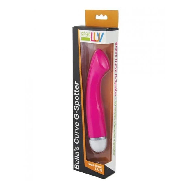 Gigaluv Bella's Curve G Spotter Pink Vibrator - How It Feels