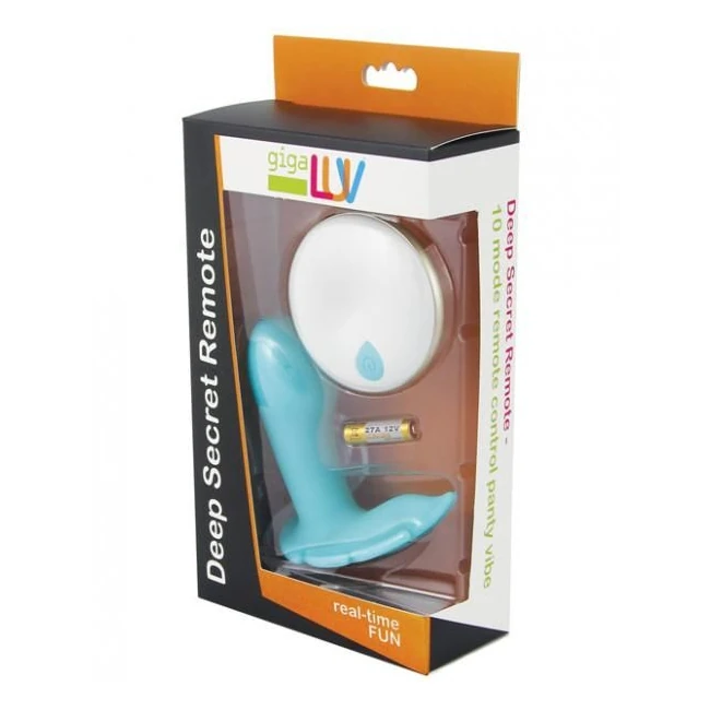 Gigaluv Deep Secret Remote Control Panty Vibe Blue - Vibration Modes