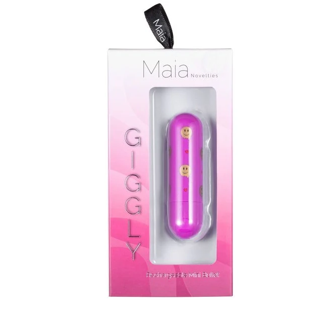 Giggly Super Charged Mini Bullet W/ Smiley Face Pattern - How It Feels