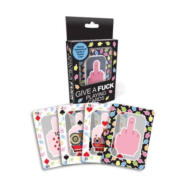 Give a Fuck Waterproof Playing Cards - Built for Spilled Drinks and Wet Weather