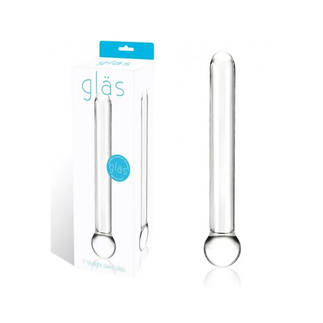 Glas 7 Inches Straight Glass Dildo Clear - How It Feels