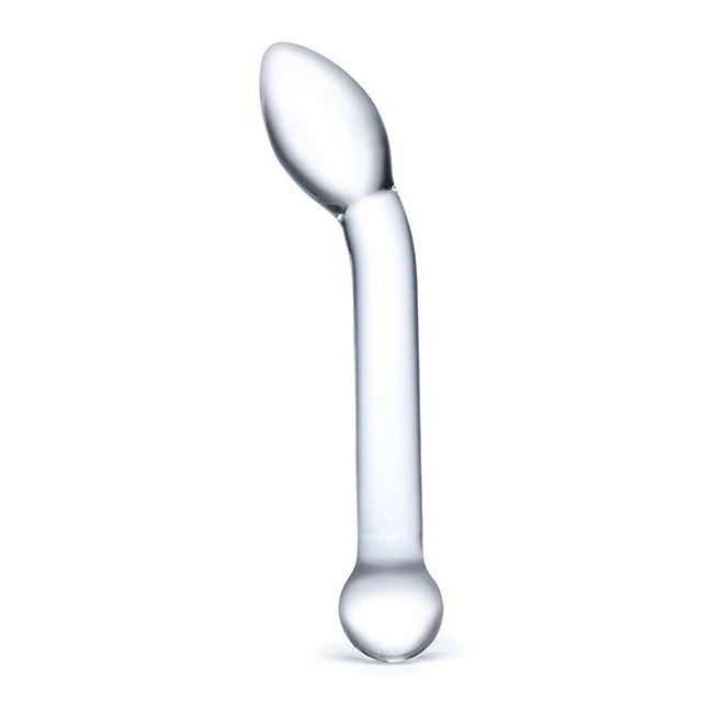 Glas 8 Slimline G Spot Glass Dildo " - How It Feels