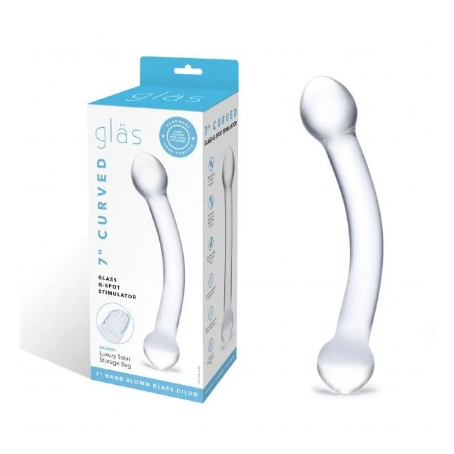 Glas Curved Glass G Spot Stimulator 7 " - How It Feels