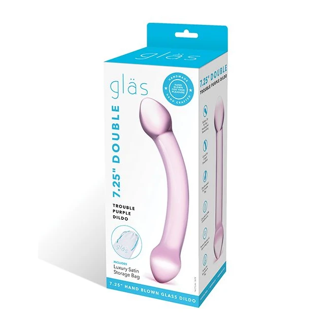 Glas Double Trouble Dildo - Experience the Double Delight with the Glas Double Trouble Dildo