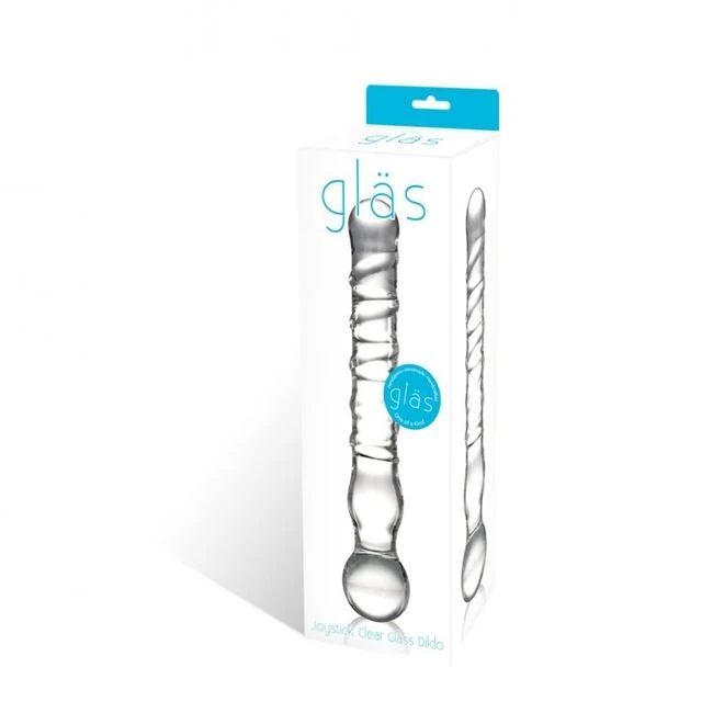 Glas Joystick Clear Glass Dildo - Experience the Unique Sensation of Glass