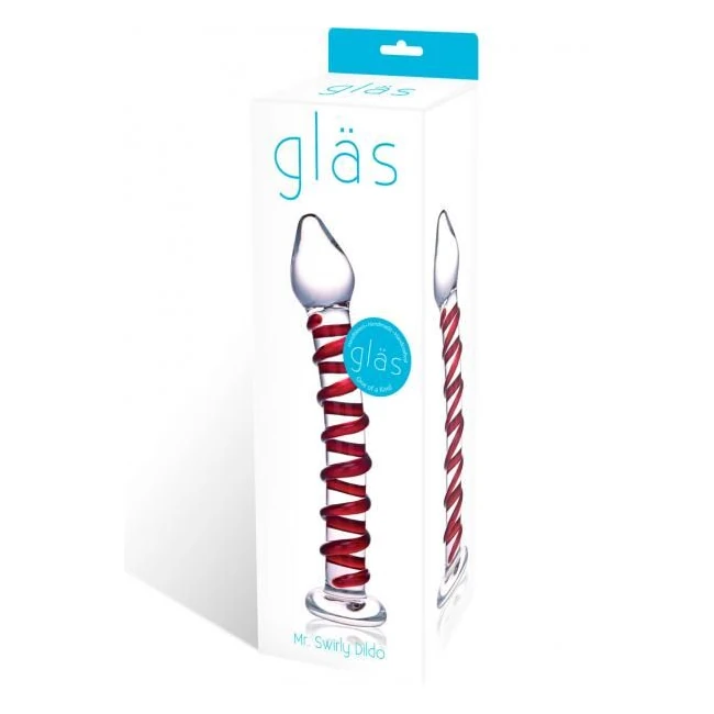 Glas Mr Swirly Glass Dildo - Shape & Texture