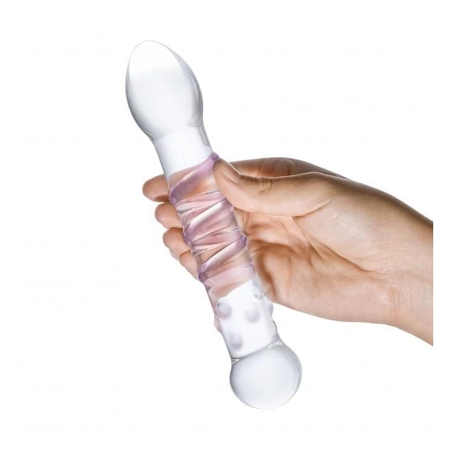 Glas Spiral Staircase Full Tip Dildo - Design and Material