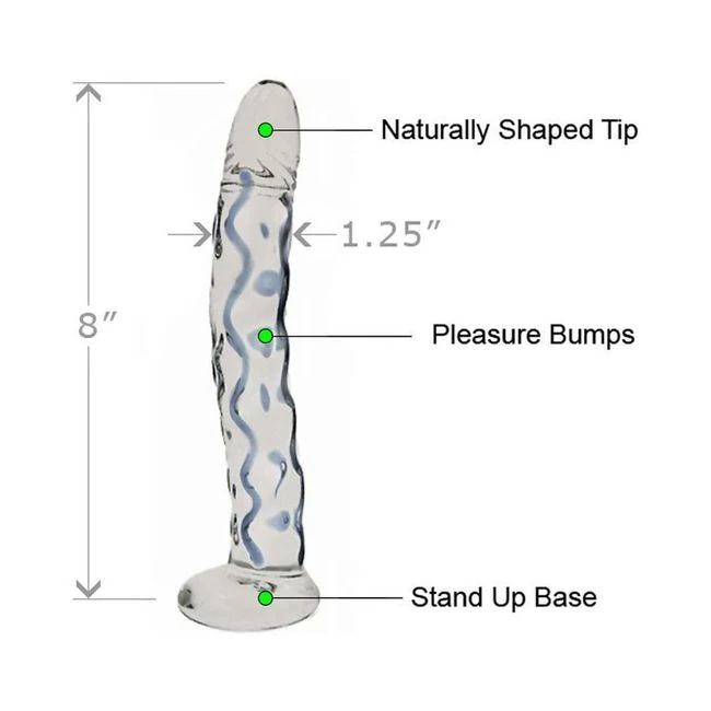 Glass Gem Dildo - Shape & Texture