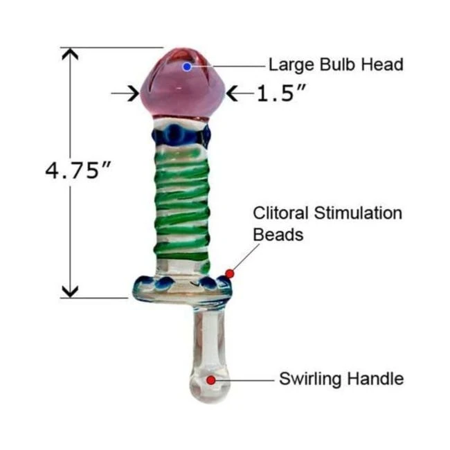 Glass Gem Dildo - Material Feel