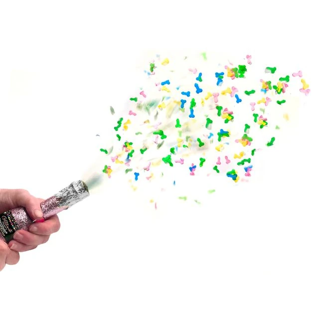 Glitterati Champagne Confetti Poppers 12pc Display - Overview