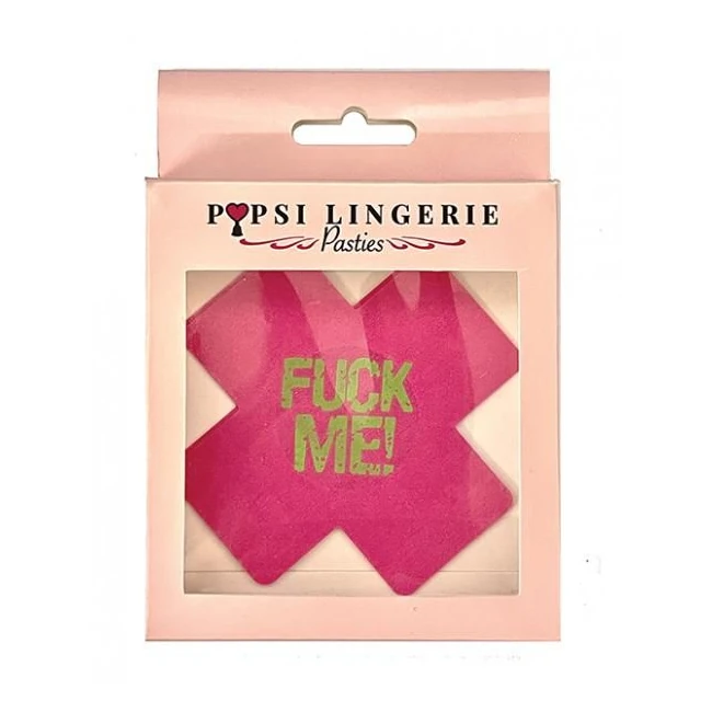 Glow in the Dark Fuck Me Pasties - Fabric & Feel