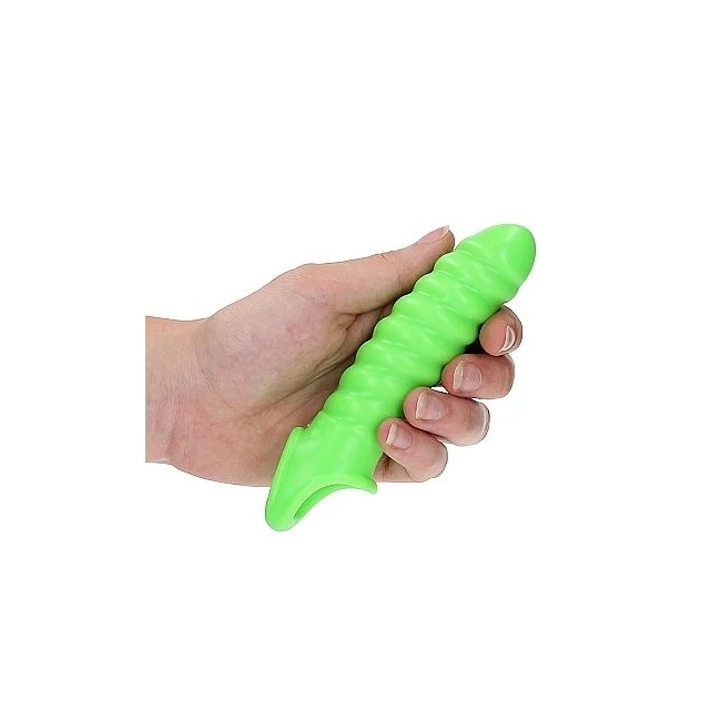 Glow Swirl Stretchable Penis Sheath - Material Feel & Safety