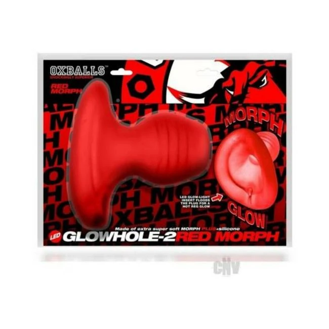 Glowhole 2 Blue Morph - Glowhole 2 Blue Morph: LED-Lit Gaping Fplug