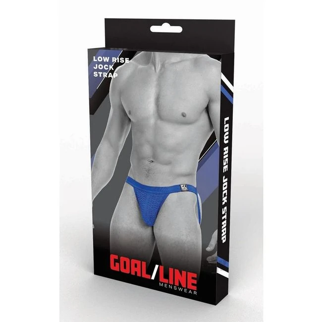 Goal Line Low Rise Jockstrap Blu - Overview