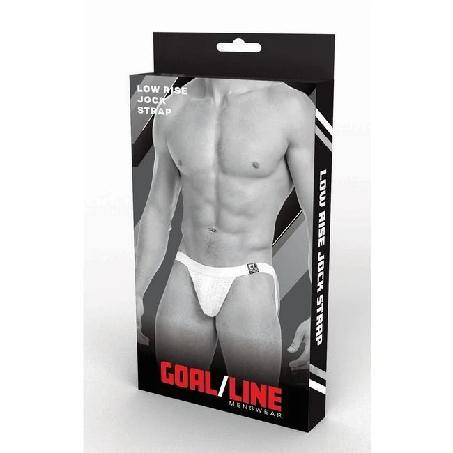 Goal Line Low Rise Jockstrap Wht - Overview