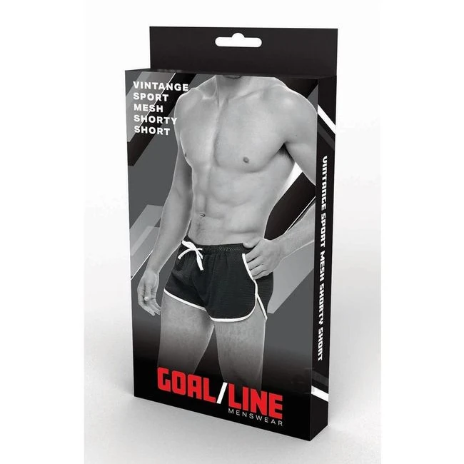 Goal Line Side Split Mesh Short Blk - Overview