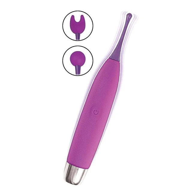 Goddess on the Spot Massager Purple - Ten Vibration Patterns on USB Power