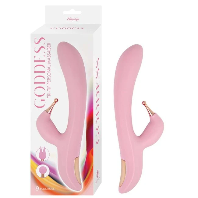 Goddess Tri-Tip Personal Massager - How It Feels Against the Body