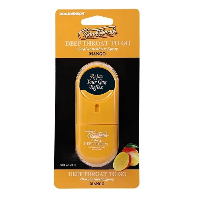 Godhead Deep Throat Spray to Go Mango - Overview