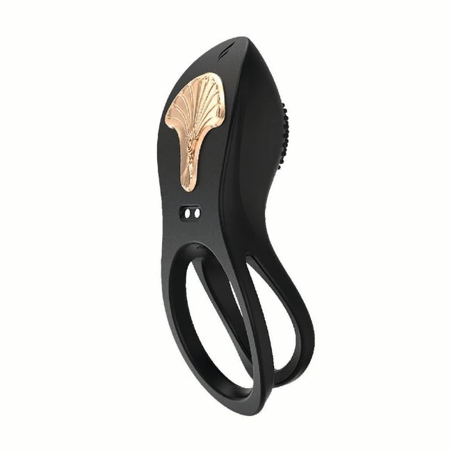 Gold Glam Cockring Black - Overview