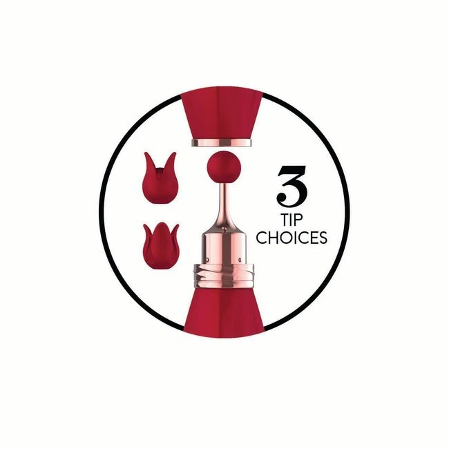 Gold Glam Tri Tip Vibe Red - Power & Performance