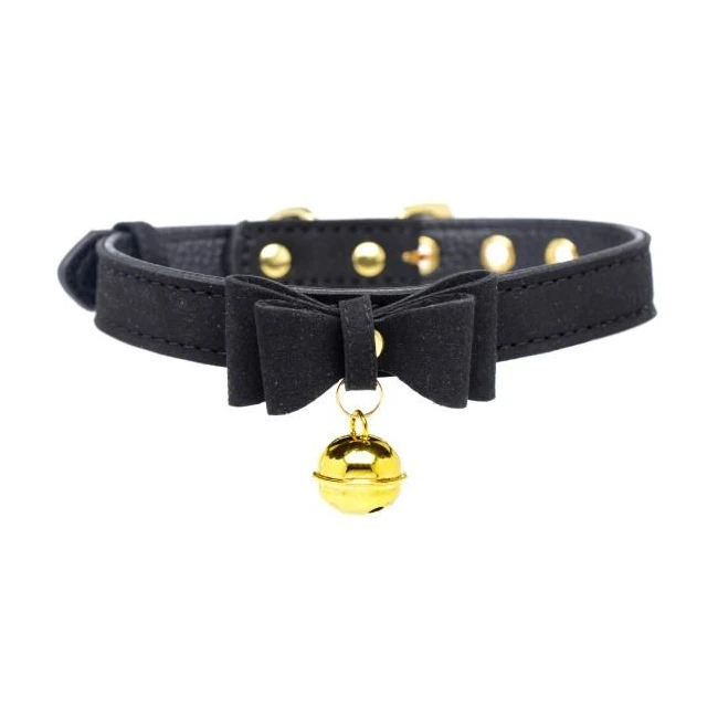 Golden Kitty Cat Bell Collar - Black/gold - Build & Quality