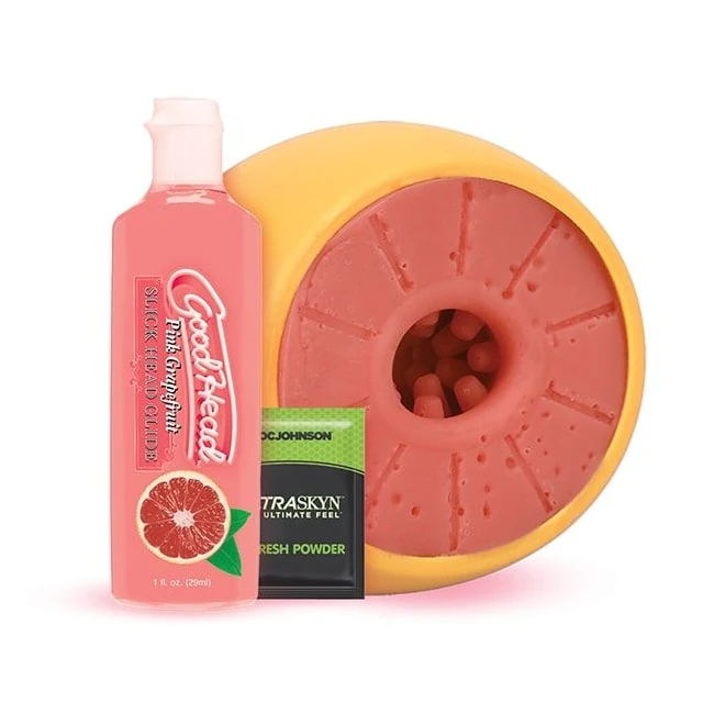 Goodhead Grapefruit Blowjob Set - Internal Texture and Tightness