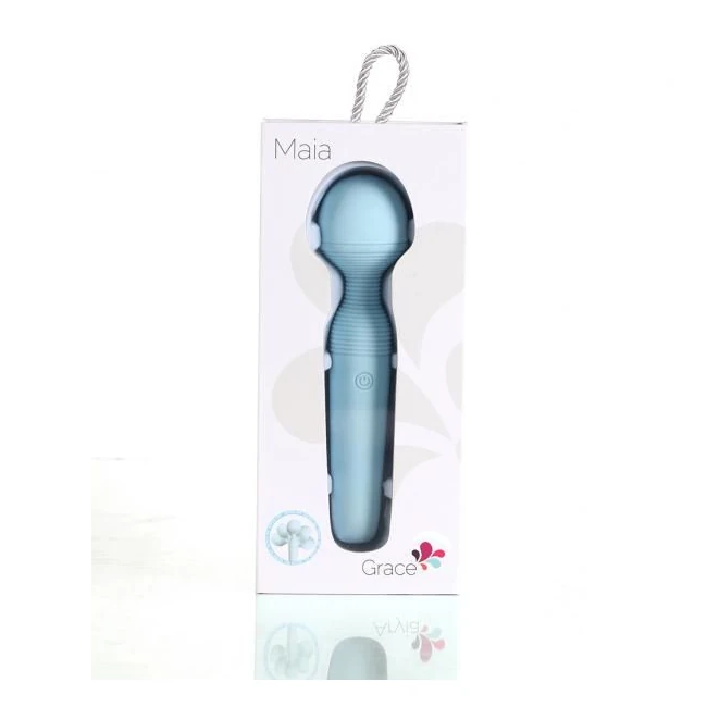 Grace Bendable Vibrating Wand Teal Rechargeable - Overview