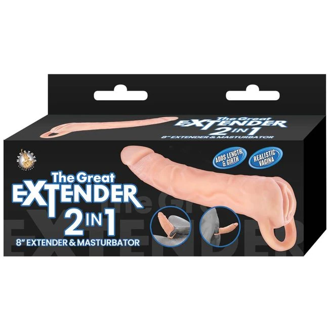 Great Extender 8 2 in 1 White Extender & Masturbator " - Design and Ergonomics