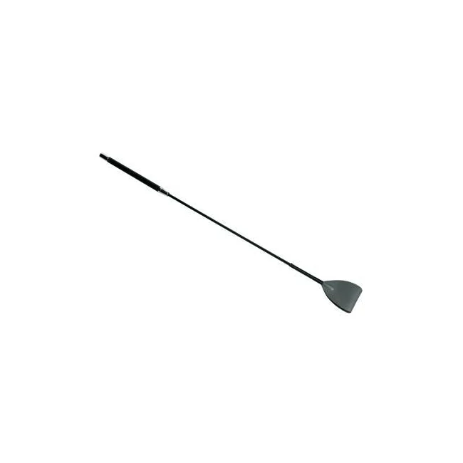 Grey Leather Riding Crop - Hardware & Fasteners