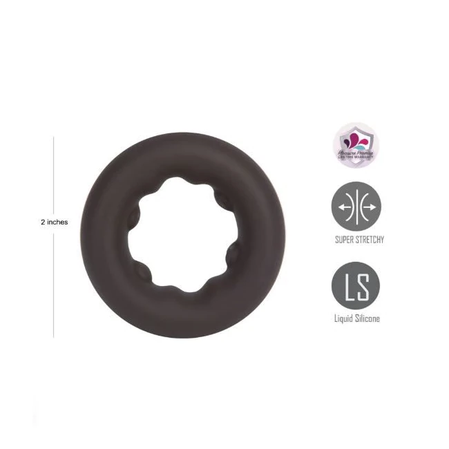 Gunnerchocolate Liquid Silicone C-Ring - Nubbed Band and Stretch Range