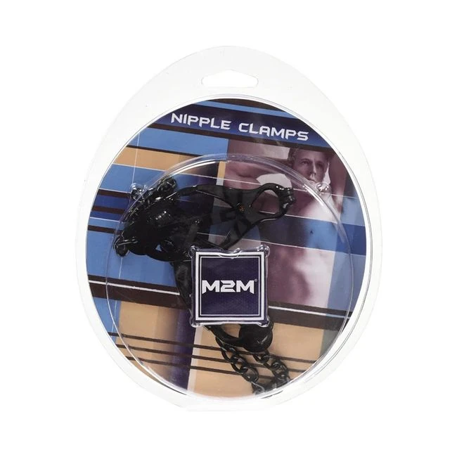 H2h Nipple Clamps Jaws W/chain (black) - Key Details