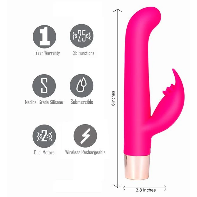 Hailey Pro Rechargeable Rabbit - Vibration Modes and Stimulation