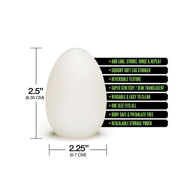 Happy Ending Rinse & Repeat Whack Pack Egg - Internal Texture & Stimulation