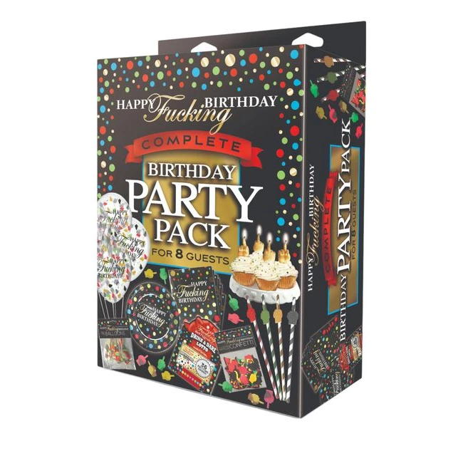 Happy F-Ing Birthday Party Pack - by Little Genie